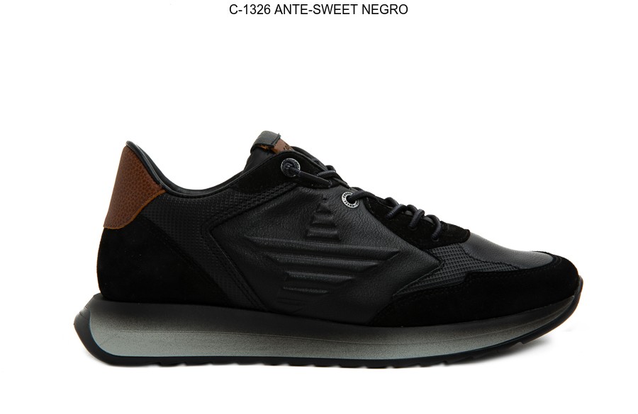 Deportivo ante sweet negro Cetti shoes